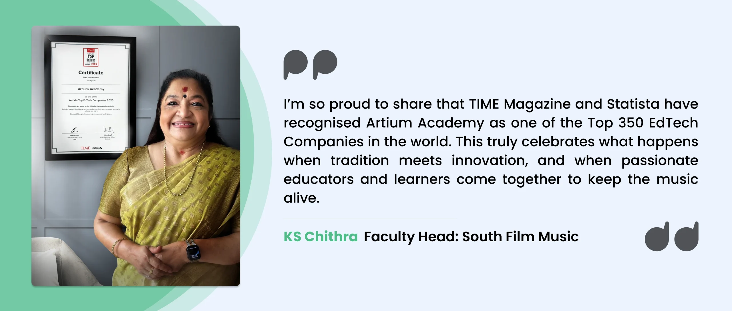 KS Chithra Quote