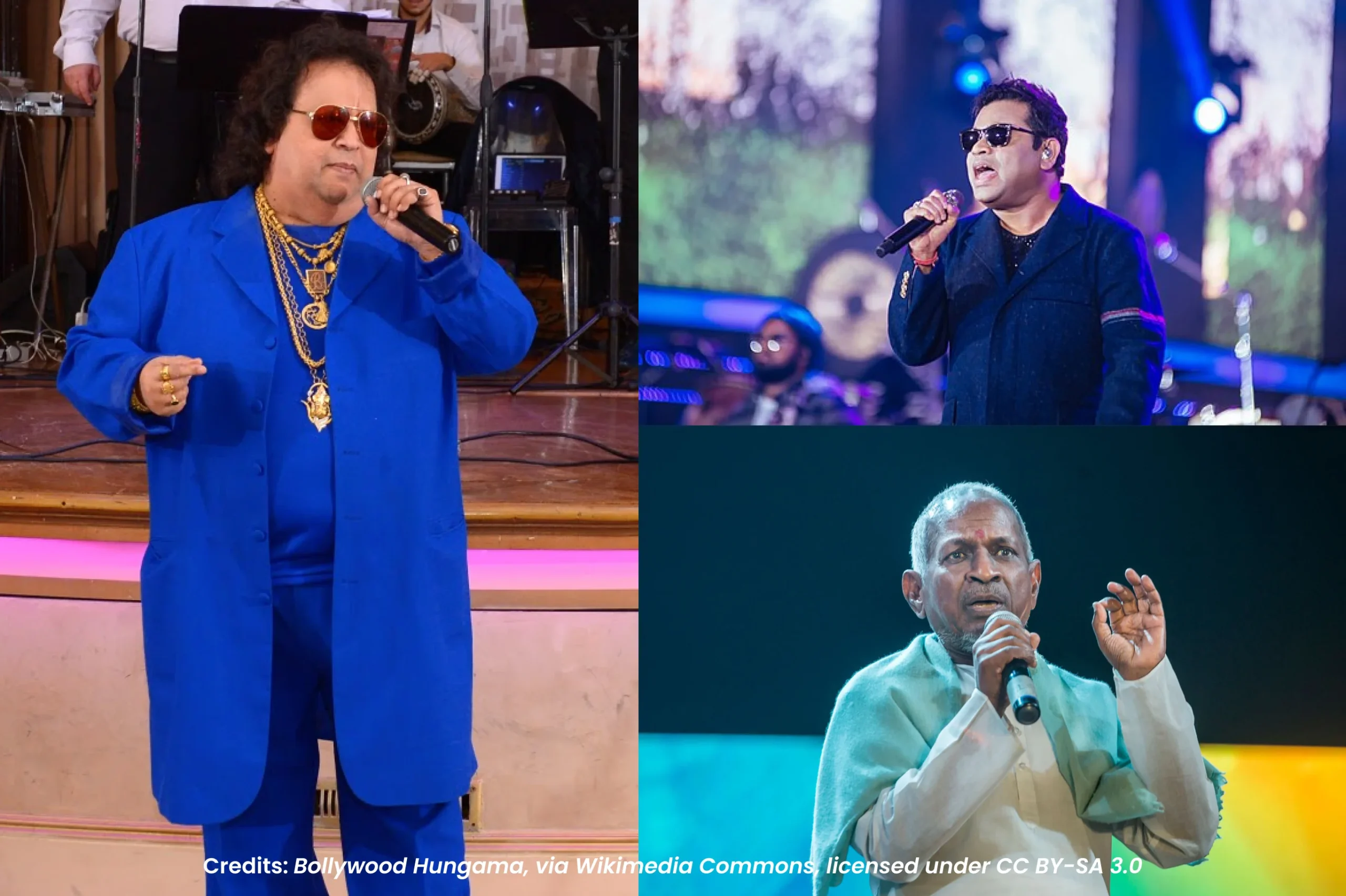 Bappi Lahiri, AR Rahman, Ilayaraja
