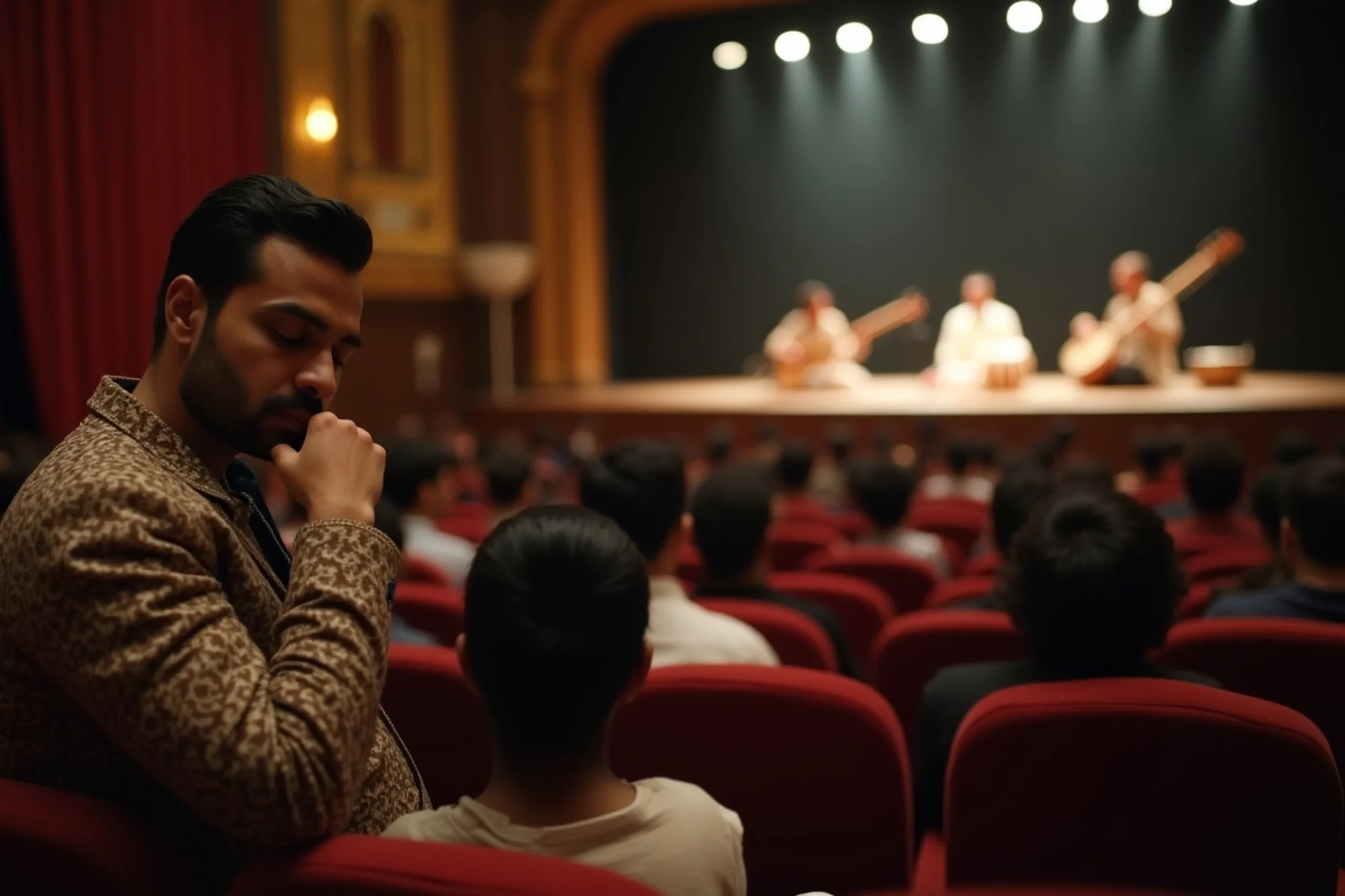 Hindustani Musicians are performing