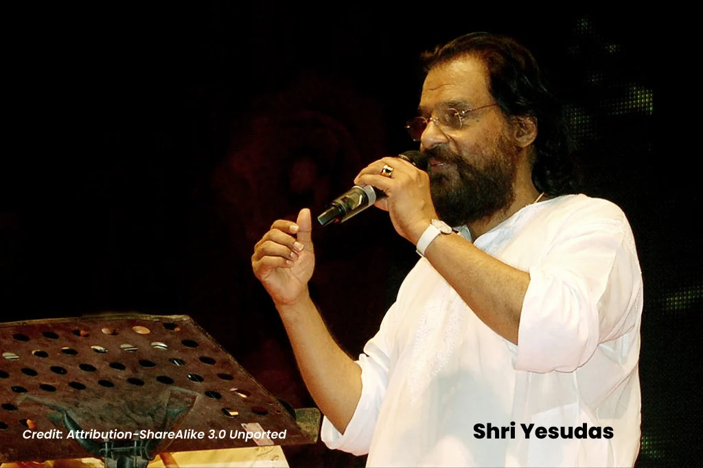 Yesudas Interacting with Audience