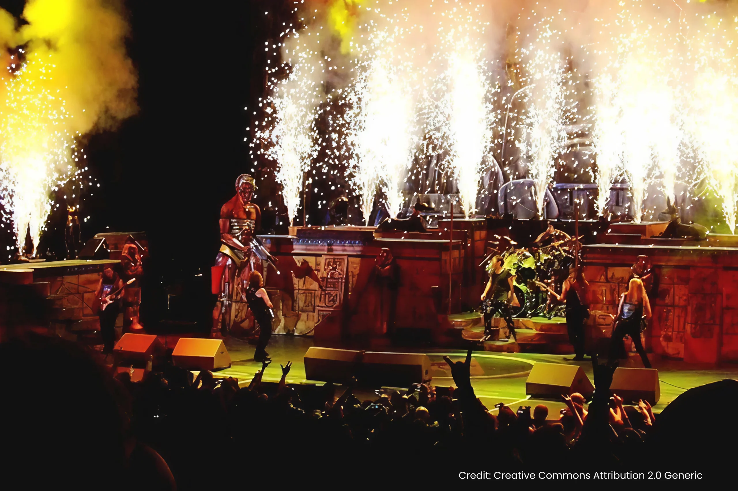 Iron Maiden Band Performing