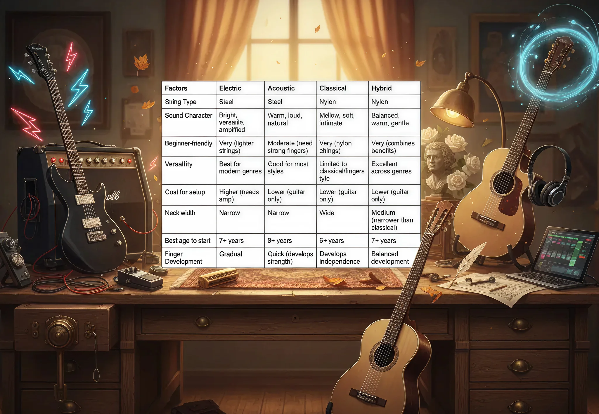 Comparing Guitar Types_ Finding the Right One