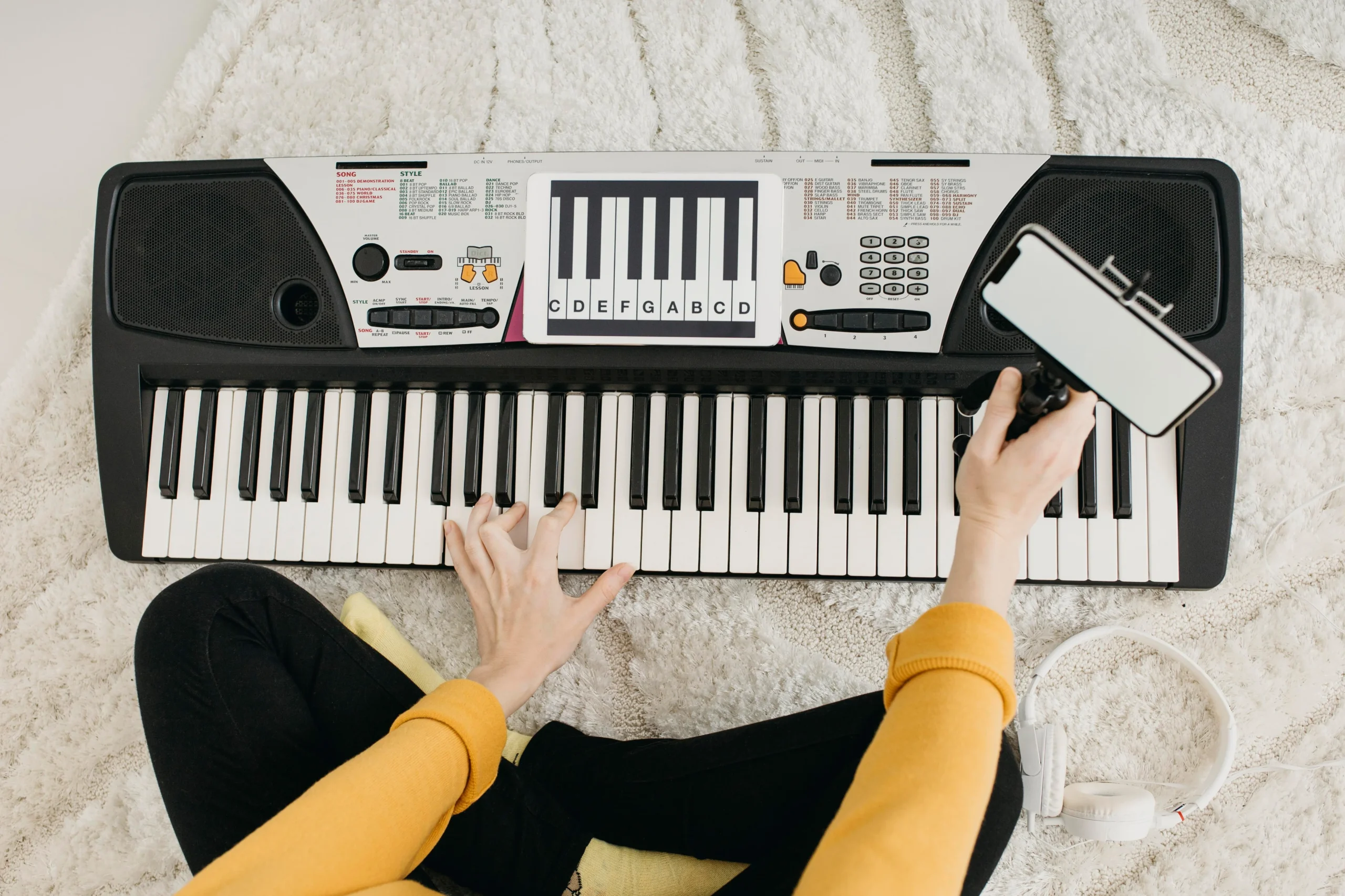 Electronic Keyboard Learning