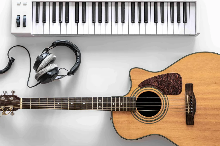 Music Gear and Music Instruments Like Guitar and Keyboard