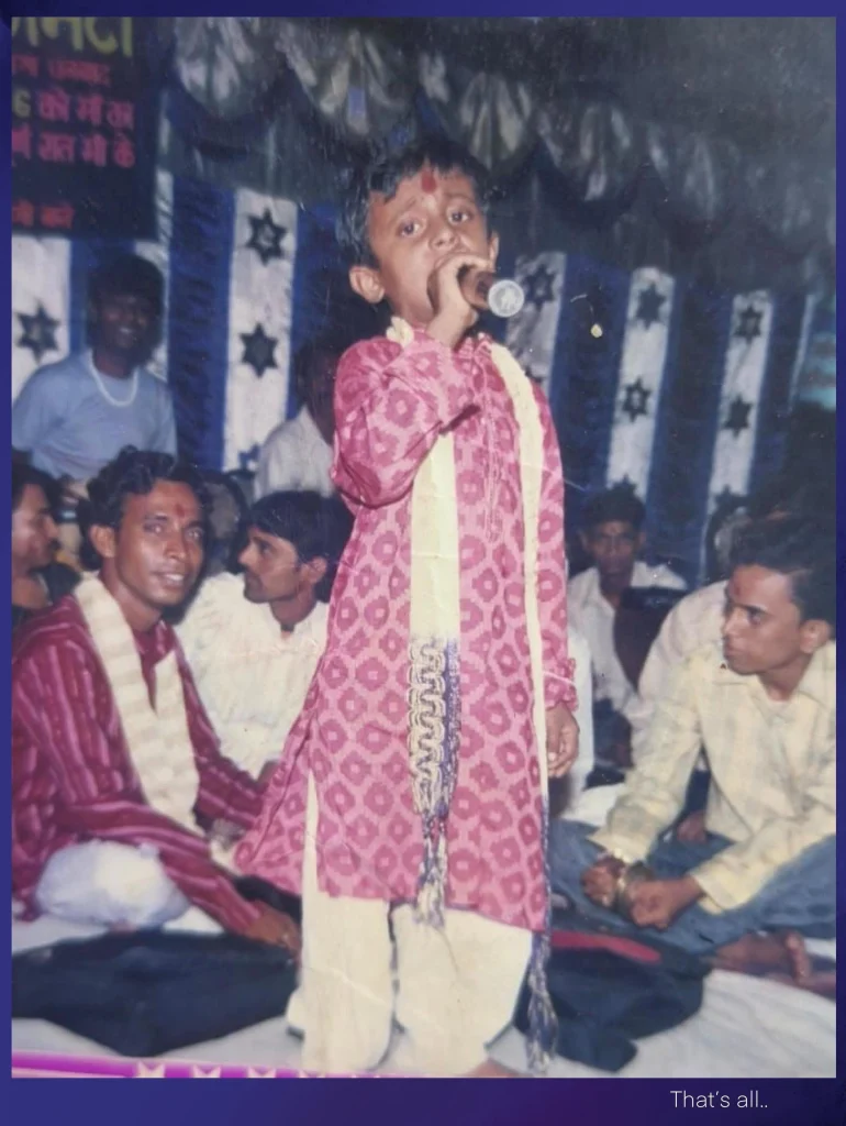 Abhishek Kumar Indian Idol childhood Picture