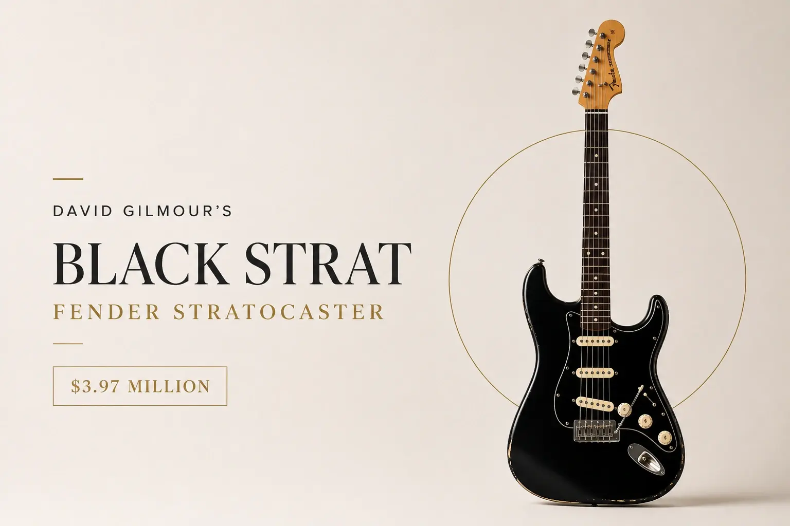 David Gilmour’s "Black Strat" Fender Stratocaster
