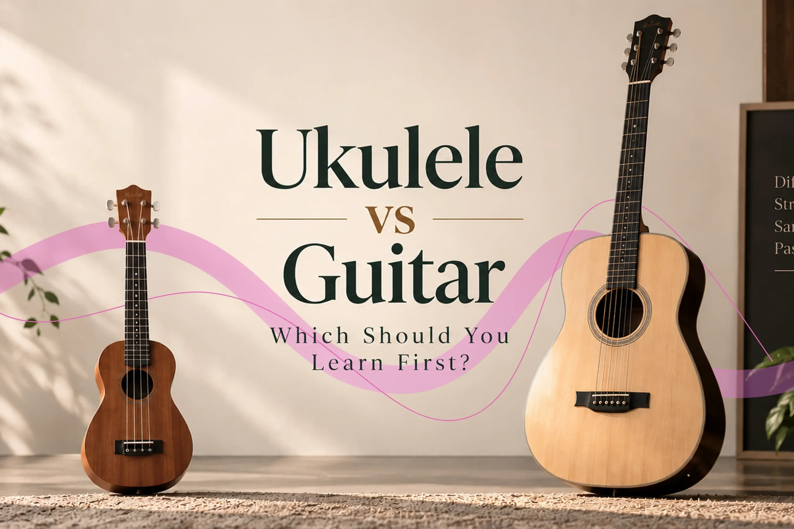 Ukulele vs Guitar