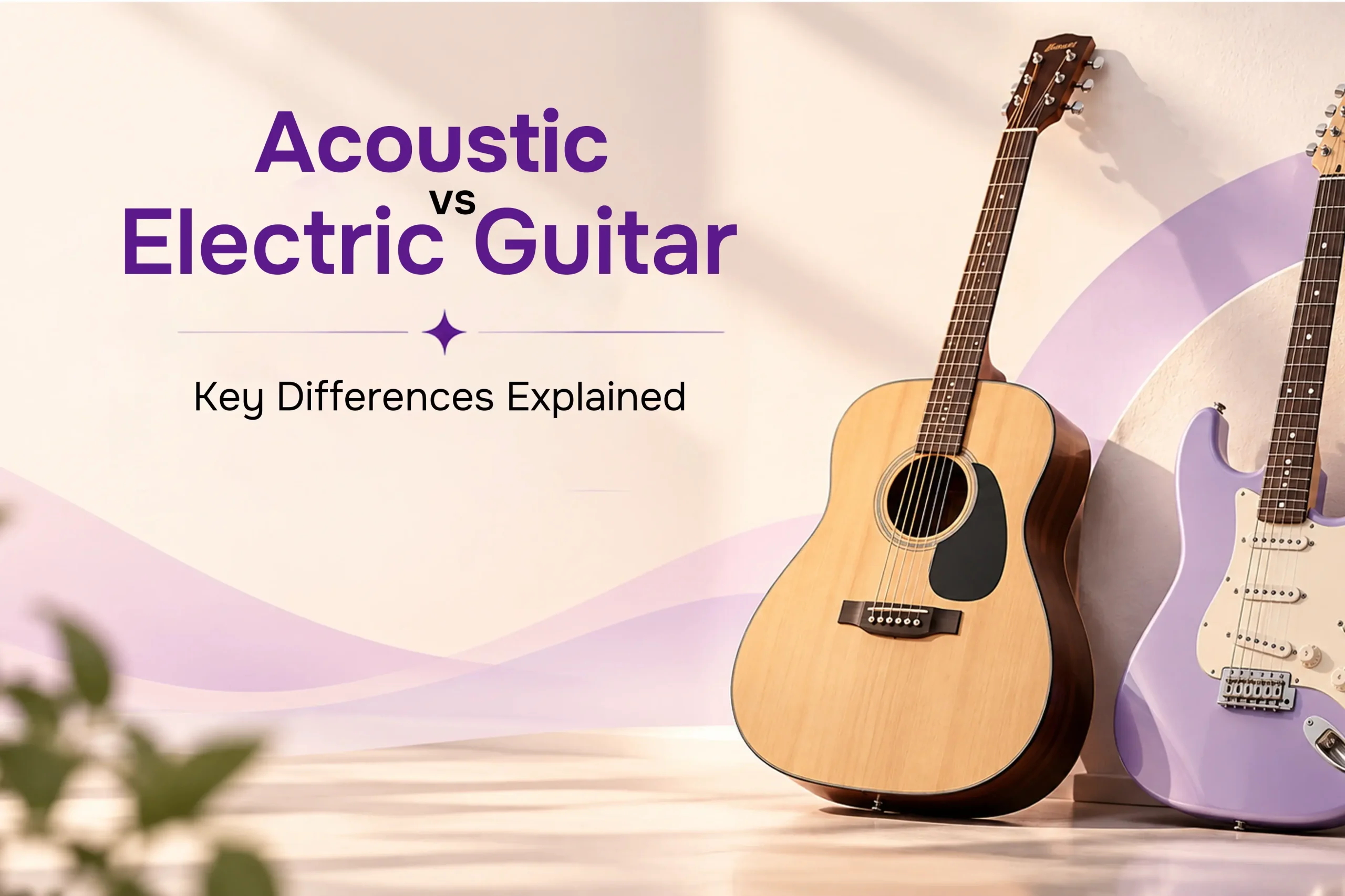difference between acoustic and electric guitar