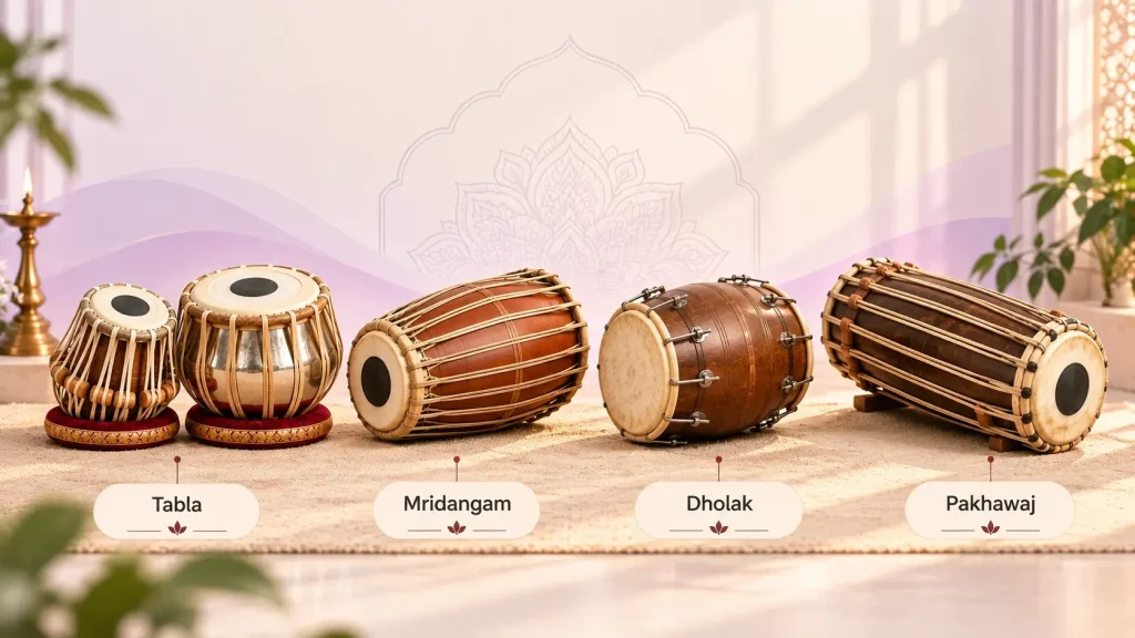 Indian Percussion Drums