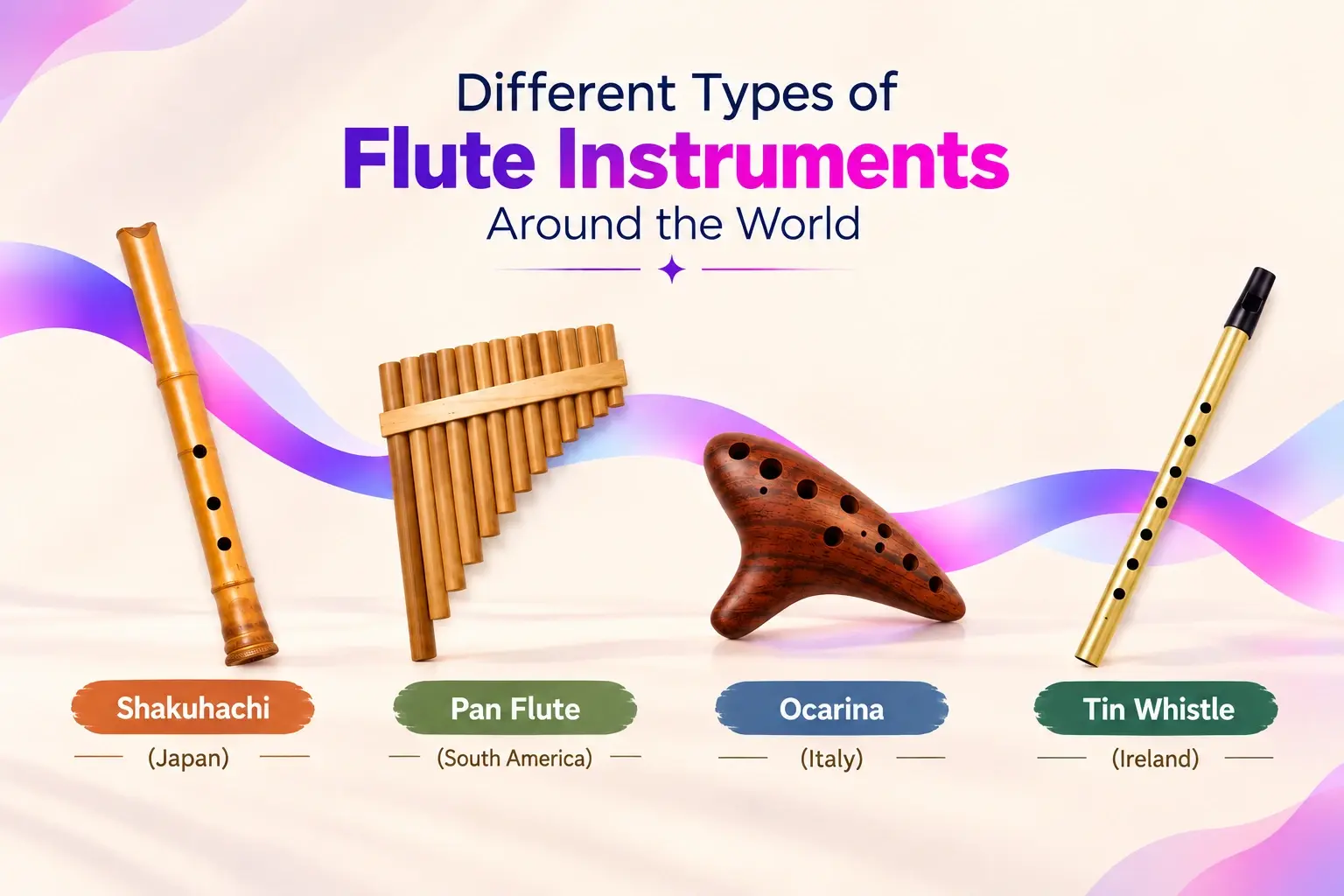 kinds of flute instruments 