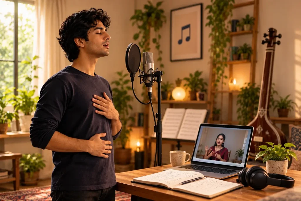 how to practice breath control for singing